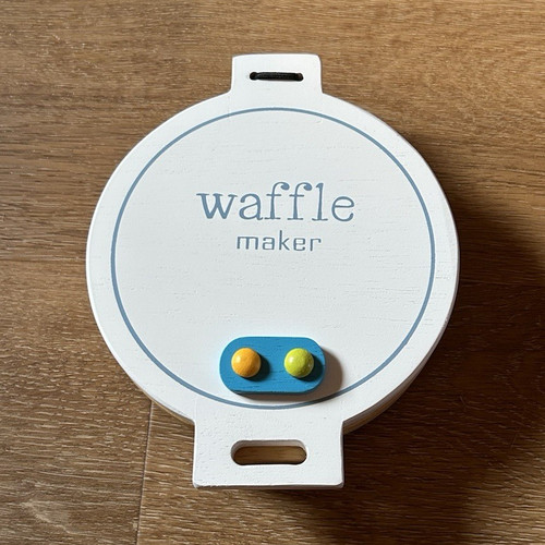 Holz spielzeug waffeleisen set - spielzeug,