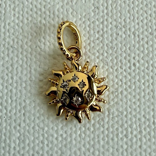 Shine sun stars dangle charm - sun,