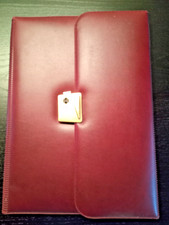 Schreibmappe, A4, dunkelrot