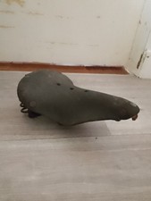 Alter Fahrrad Ledersattel Brooks Federung Ur alt  Vintage Leder