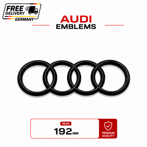 Audi 192mm ringe emblem - 192mm,