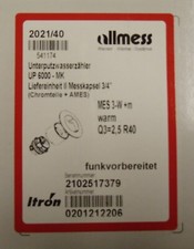 Allmess Unterputzwasserzähler Warm