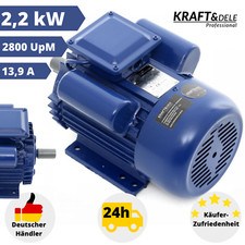 Elektromotor 220V Drehstrommotor 2,2 kW Kondensator Motor Elektro Asynchronmotor