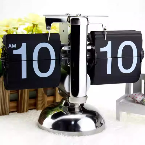 Flip clock klappzahlenuhr - clock,