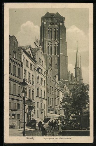 Ansichtskarte danzig - ansichtskarte,