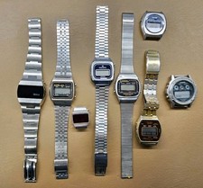 Lotto Orologi - LCD Vintage Uhr - für Teile - Casio, Citizen Etc..