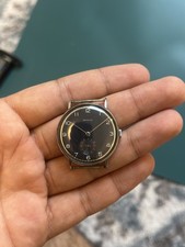 Beautiful vintage Zenith medium size 34,5 mm,manual 124 p,stainless steel,Men’s