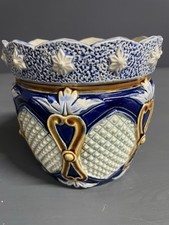 Antiker Majolika Übertopf