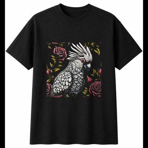 Kakadu mit rosen - kakadu, herren