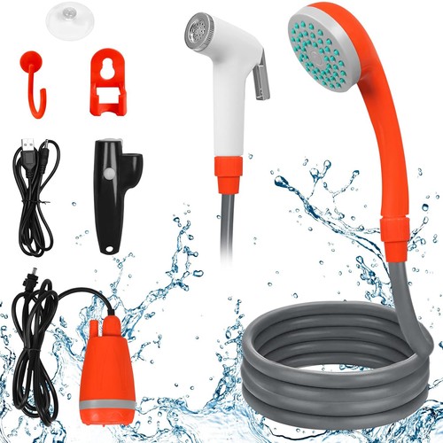 Tragbare campingdusche mit - tragbare,