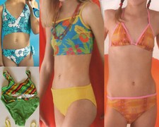 Mädchen Badeanzug Bikini Tankini Set 2 Teiler 116 128 146 152