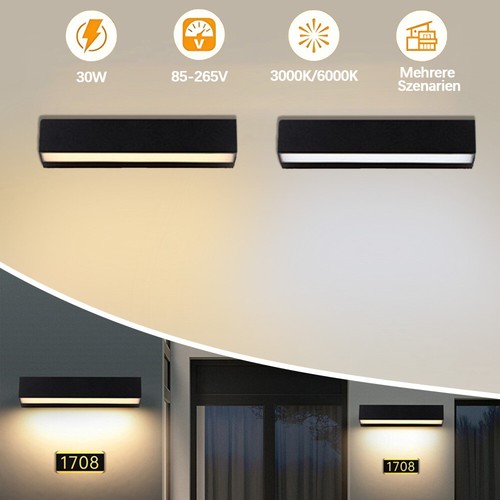 Led wandleuchte außen - wandleuchte,