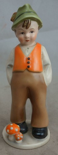 Alte keramik figur - knabe, mit