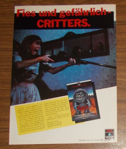 Seltene werbung critters - werbung,