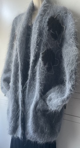 90s hand knit - hand, fuzzy