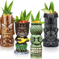 Tiki-Tassen, 4 Stück