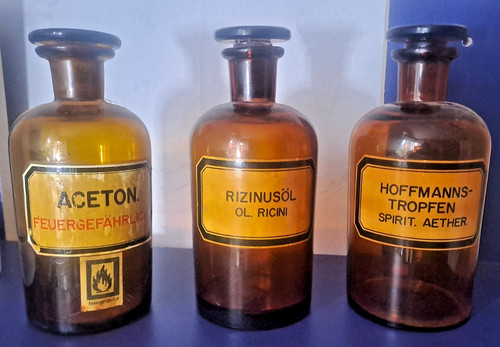 Alte apothekerflaschen - alte,