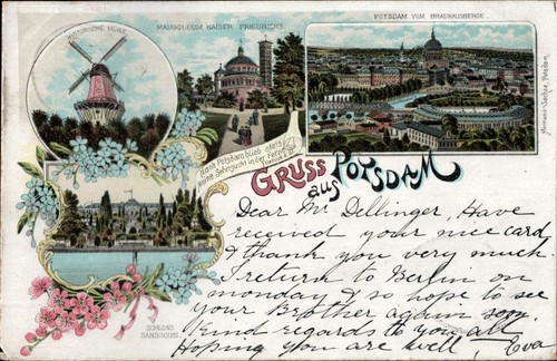 Gruss aus potsdam litho - ,