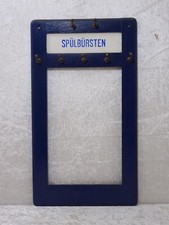 Ekf53e - Antiker Art Deco Design Wandhalter für Spülbürsten - Vintage um 1920