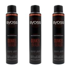 Syoss Farbiges Trockenshampoo Dunkelbraun , 3x200ml EAN4015100722284