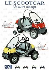SECMA Fun TECH car (made in France) _2000 Prospekt / Brochure  