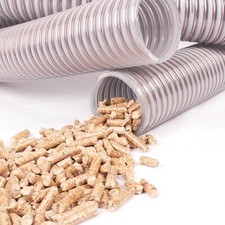 Pelletschlauch PVC 50 mm, Saug- & Rückluftschlauch, antistatisch mit Kupferlitze