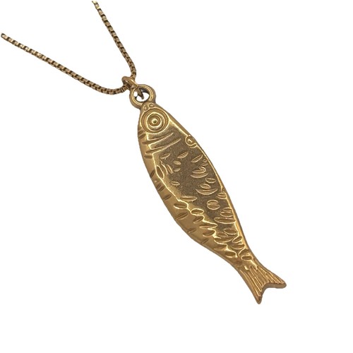 Fisch halskette gold damen - halskette,
