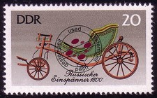 2148 Historische Kutschen 20 Pf O gestempelt