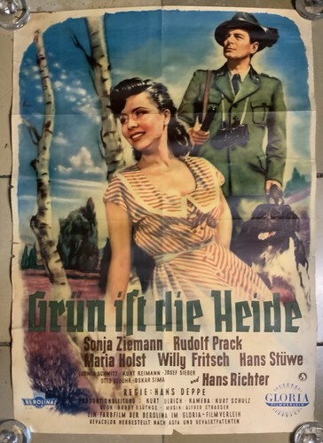 Original filmposter grün - grün, ist