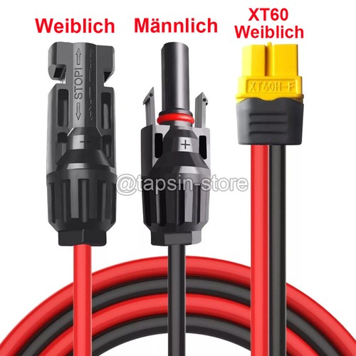 Solarkabel xt60 stecker - zu,