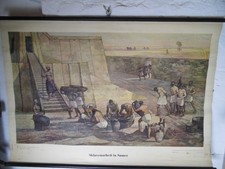 alte Schulwandkarte DDR