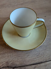 Midcentury Mokka Espresso Sammeltasse Gedeck  Hutschenreuther Eleganz Hellblau