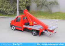 1:87 EM128 Bausatz Teleskoparbeitsbühne für 3,5t LKW unbeweglich für Herpa Umbau