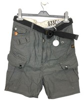 G-Star Herren Jeans Shorts Kurzehose GS Rovic Laundry Loose, Grau, W26