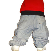 Vintage 1990´s FUBU Baggy *BLAU-GRAU* W40/L34 Guter Zustand TOP