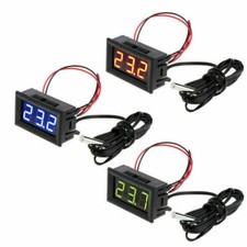 -50°~110° DC 12V Thermometer digital LED Temperatur Anzeige + Sensor Sonde RF