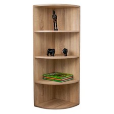Eckregal holz fächer - holz, 4