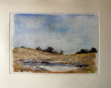 FRANZ EHMKE 1928-2018 DDR MALER °BERLIN °LÜBARS FELDER WIESEN REINICKENDORF SIGN