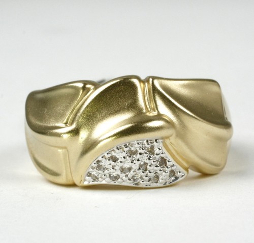 Ring 585 gelbgold matt - 585,