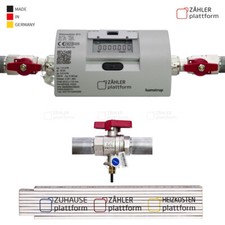 Wärmemengenzähler Qn 1,5 110 mm Eichung 2025 MID + Einbausatz 3/4" Direktmessung