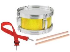 Trommel für Kinder Spielzeug Instrument Spielzeugtrommel Musik Rhythmus Gold JO