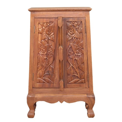 Flurschrank braun barock holz - flurschrank,