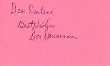 Don Dannemann- Signed Card