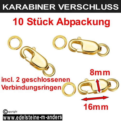 Karabinerverschluß schmuck - karabinerverschluß,