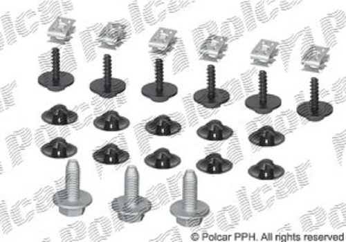 Clips satz unterfahrschutz - clips,