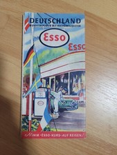 Alte Deutschlandkarte Esso 1959