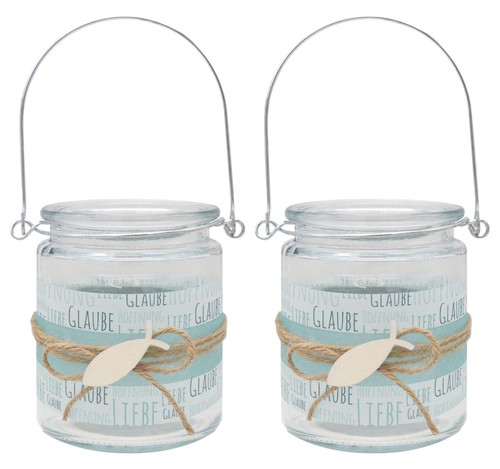 Windlicht glaube liebe - windlicht,