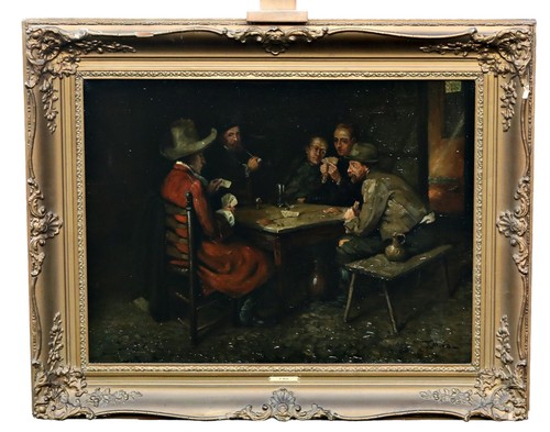 Alte genreszene kartenspieler - alte,