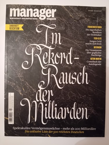Manager magazin sonderheft - manager,