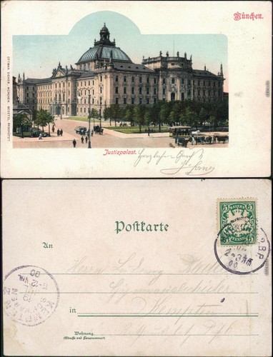 Ansichtskarte münchen - ansichtskarte,
